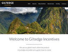 Tablet Screenshot of giltedge-incentives.com